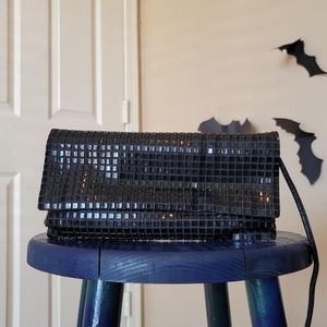 ☀️ Vintage Black Square Beaded Crossbody